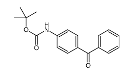 4-苯甲酰基苯基氨基甲酸叔丁酯结构式