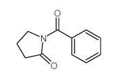 1-苯甲酰吡咯烷-2-酮结构式