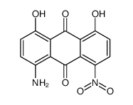 1-amino-4,5-dihydroxy-8-nitroanthraquinone Structure
