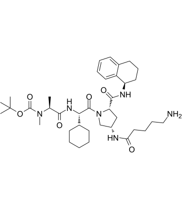 Boc-A 410099.1 amide-alkylC4-amine结构式