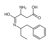 3-amino-4-oxo-4-(1-phenylbutan-2-ylamino)butanoic acid Structure