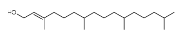 3,7,11,15-tetramethyl-2-hexadecen-1-ol结构式
