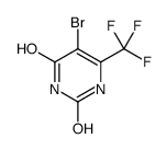 5-溴-6-(三氟甲基)嘧啶-2,4(1H,3H)-二酮结构式