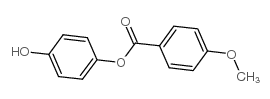 4-HYDROXYPHENYL 4-METHOXYBENZOATE Structure