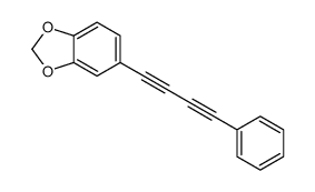 5-(4-phenylbuta-1,3-diynyl)-1,3-benzodioxole Structure