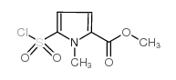 5-(氯磺酰基)-1-甲基-1H-吡咯-2-羧酸甲酯结构式