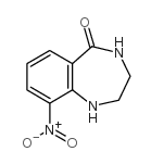 9-nitro-1,2,3,4-tetrahydro-1,4-benzodiazepin-5-one Structure