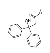 β-hydroxy-β,β-diphenyl-methyl propionate Structure