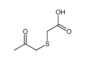 2-(2-oxopropylsulfanyl)acetic acid Structure