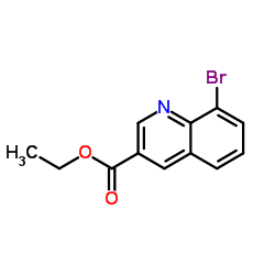 8-溴喹啉-3-羧酸乙酯结构式