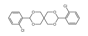 3,9-di(o-chlorophenyl)-2,4,8,10-tetraoxaspiro[5.5]undecane Structure