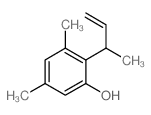 Phenol,3,5-dimethyl-2-(1-methyl-2-propen-1-yl)-结构式