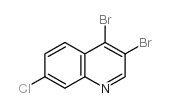 3,4-二溴-7-氯喹啉结构式