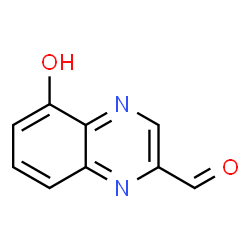 2-Quinoxalinecarboxaldehyde,5-hydroxy- Structure