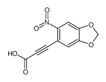 (6-nitro-benzo[1,3]dioxol-5-yl)-propiolic acid结构式