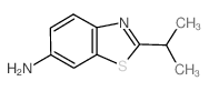 2-异丙基-苯并噻唑-6-胺结构式