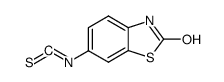 6-isothiocyanato-3H-benzothiazol-2-one Structure