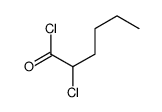 2-chlorohexanoyl chloride Structure