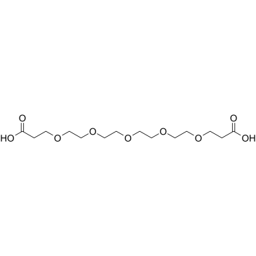 羧基-五聚乙二醇-羧基结构式