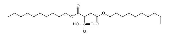 1,4-didecoxy-1,4-dioxobutane-2-sulfonic acid结构式