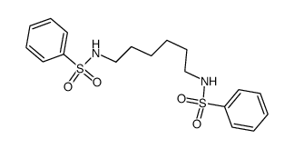 N,N'-dibenzenesulfonyl-1,6-diaminohexane结构式