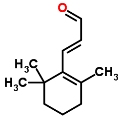 3-(2,6,6-trimethyl-1-cyclohexen-1-yl)acrylaldehyde Structure