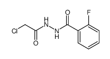 N'-(2-chloroacetyl)-2-fluorobenzohydrazide结构式