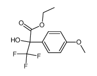 ethyl 2-hydroxy-2-(trifluoromethyl)dodecanoate结构式
