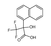 3,3,3-trifluoro-2-hydroxy-2-(1-naphthyl)propanoic acid Structure