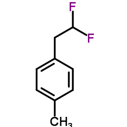 1-(2,2-Difluoroethyl)-4-methylbenzene结构式