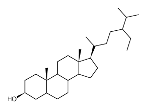 24-ETHYL-5BETA(H)-CHOLESTAN-3A-OL structure