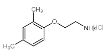 2-(2,4-二甲基苯氧基)乙胺盐酸盐结构式