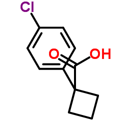 1-(4-Chlorophenyl)cyclobutanecarboxylic acid Structure