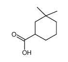 3,3-dimethylcyclohexane-1-carboxylic acid结构式