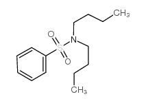 N,N-二丁基苯磺酰胺结构式