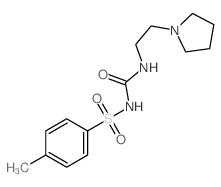 1-(4-methylphenyl)sulfonyl-3-(2-pyrrolidin-1-ylethyl)urea Structure