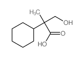 2-cyclohexyl-3-hydroxy-2-methyl-propanoic acid Structure