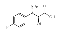 (2R,3r)-3-氨基-3-(4-氟苯基)-2-羟基丙酸结构式
