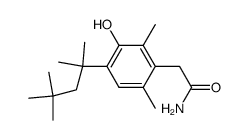 4-tert.-Octyl-2,6-dimethyl-3-hydroxyphenylacetamide结构式