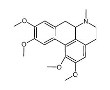 2,3,5,6-Tetramethoxyaporphine Structure