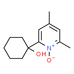 2,4-Dimethyl-6-(1-hydroxycyclohexyl)pyridine 1-oxide structure