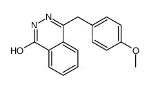 4-[(4-methoxyphenyl)methyl]-2H-phthalazin-1-one结构式