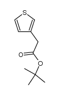 tert-butyl 2-(thiophen-3-yl)acetate Structure