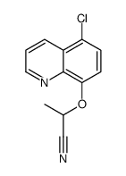2-(5-chloroquinolin-8-yl)oxypropanenitrile Structure