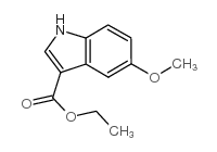 5-甲氧基-3-吲哚甲酸乙酯结构式