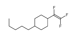 1-pentyl-4-(1,2,2-trifluoroethenyl)cyclohexane结构式