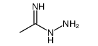 Ethanimidic acid, hydrazide Structure