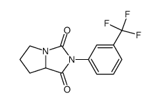 2-(3-trifluoromethyl-phenyl)-tetrahydro-pyrrolo[1,2-c]imidazole-1,3-dione Structure