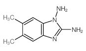 (9ci)-5,6-二甲基-1H-苯并咪唑-1,2-二胺结构式
