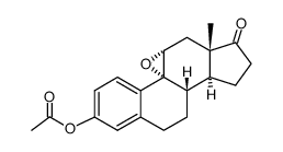 estrone acetate 9α,11α-epoxide Structure